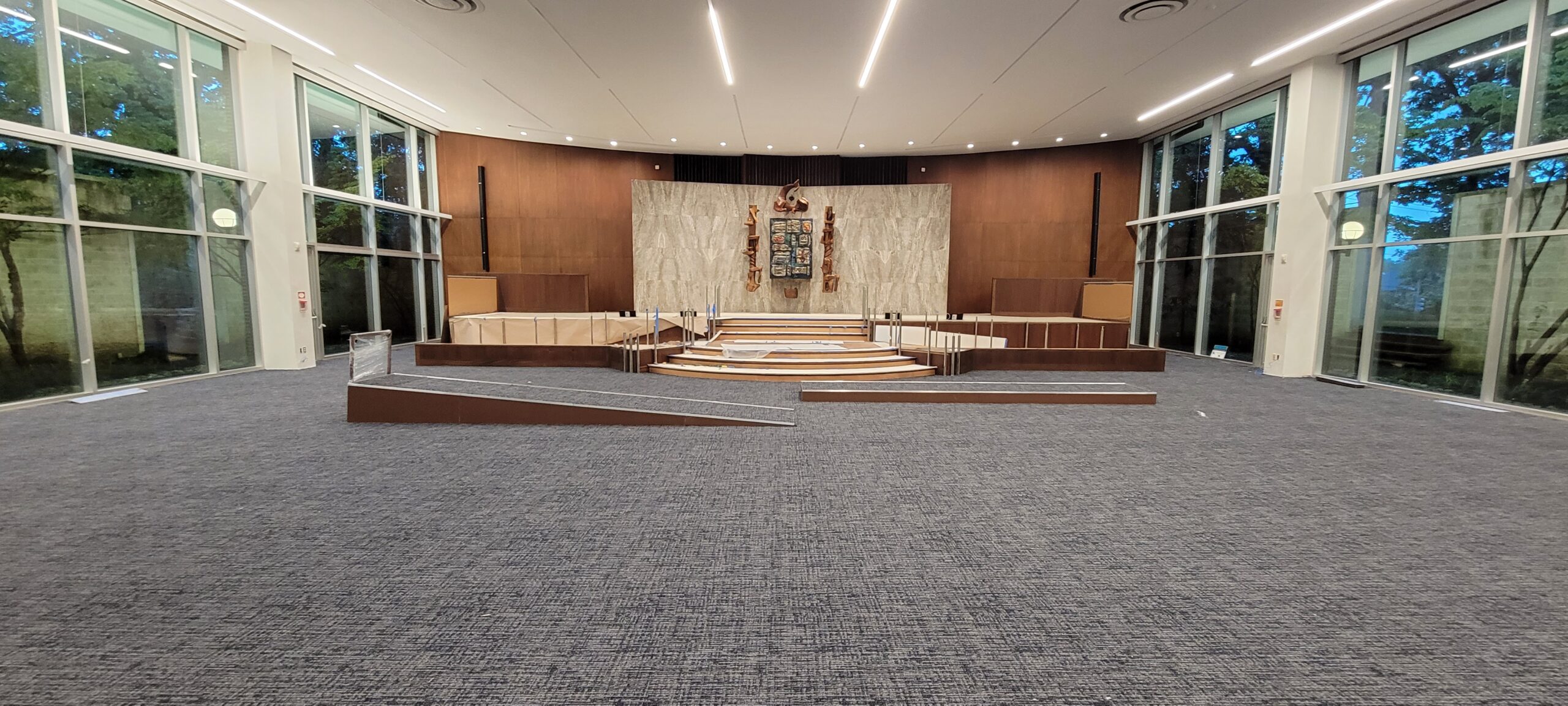 9 1 2021 Sanctuary with carpeting 2