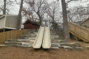 2024 2 27 Playground Slide from bottom